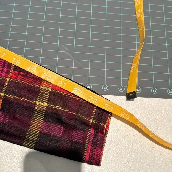 Terez funky plaid leggings. Purple, yellow, pink, red. Cute! - Picture 6 of 6